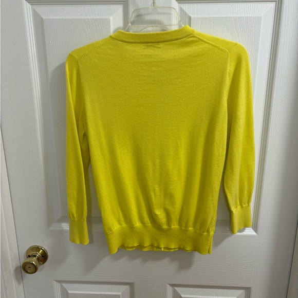 J crew “ the Clare cardigan” in yellow - Picture 4 of 5